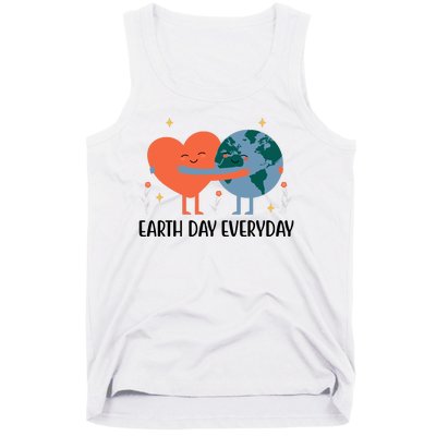 Earth Day Everyday Cute Heart Tank Top