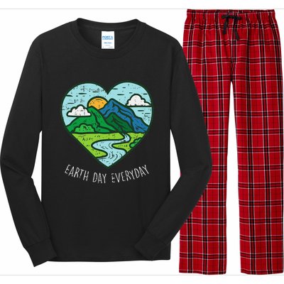 Earth Day Everyday April 22nd Environmentalist Gift Long Sleeve Pajama Set