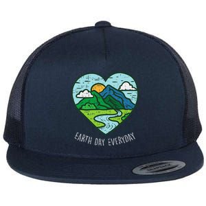 Earth Day Everyday April 22nd Environmentalist Gift Flat Bill Trucker Hat