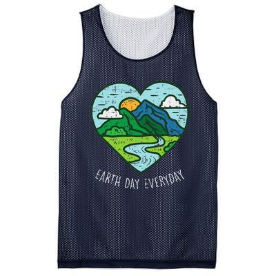 Earth Day Everyday April 22nd Environmentalist Gift Mesh Reversible Basketball Jersey Tank