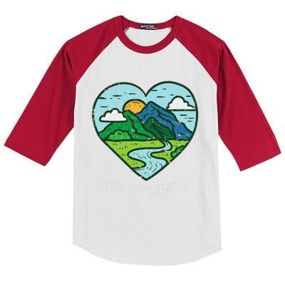 Earth Day Everyday April 22nd Environmentalist Gift Kids Colorblock Raglan Jersey