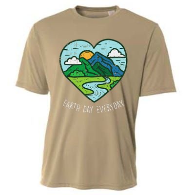 Earth Day Everyday April 22nd Environmentalist Gift Cooling Performance Crew T-Shirt