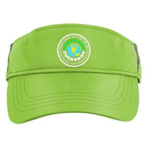 Earth Day Everyday Earth Day Climate Change Adult Drive Performance Visor