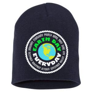 Earth Day Everyday Earth Day Climate Change Short Acrylic Beanie