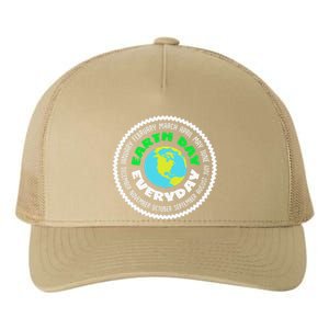 Earth Day Everyday Earth Day Climate Change Yupoong Adult 5-Panel Trucker Hat