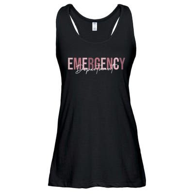 Emergency Department Emergency Room Healthcare Nursing Ladies Essential Flowy Tank