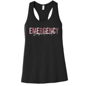 Emergency Department Emergency Room Healthcare Nursing Women's Racerback Tank