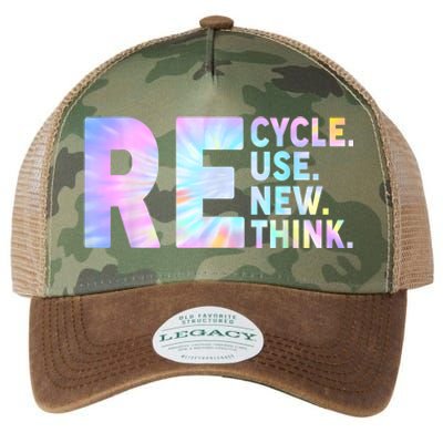 Earth Day Environmental Activism Legacy Tie Dye Trucker Hat