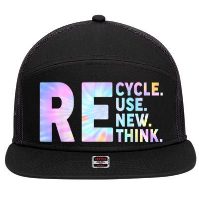 Earth Day Environmental Activism 7 Panel Mesh Trucker Snapback Hat