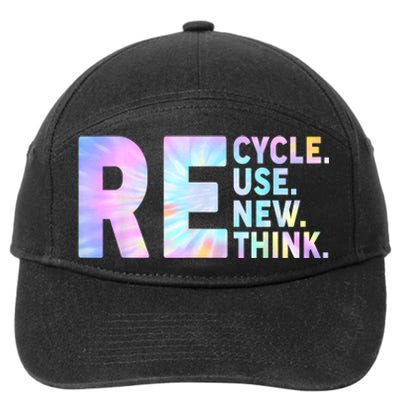 Earth Day Environmental Activism 7-Panel Snapback Hat