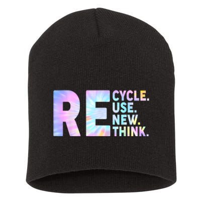 Earth Day Environmental Activism Short Acrylic Beanie