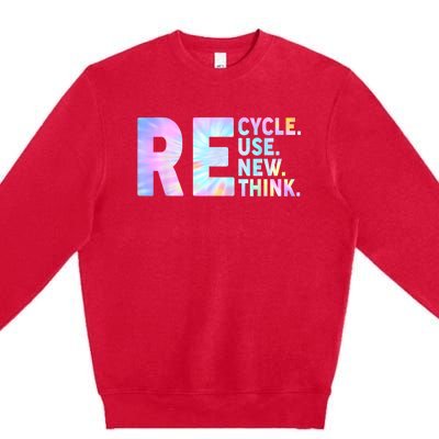 Earth Day Environmental Activism Premium Crewneck Sweatshirt