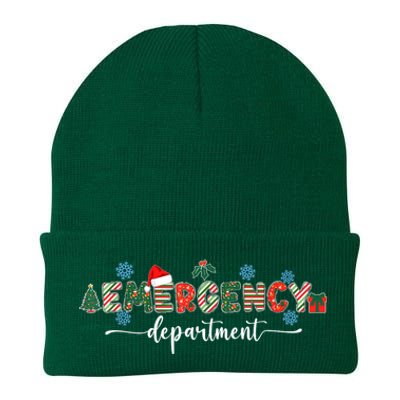 Emergency Department Er Nurse Christmas Emergency Room Knit Cap Winter Beanie