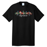 Emergency Department Er Nurse Christmas Emergency Room Tall T-Shirt