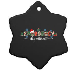 Emergency Department Er Nurse Christmas Emergency Room Ceramic Star Ornament