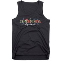 Emergency Department Er Nurse Christmas Emergency Room Tank Top