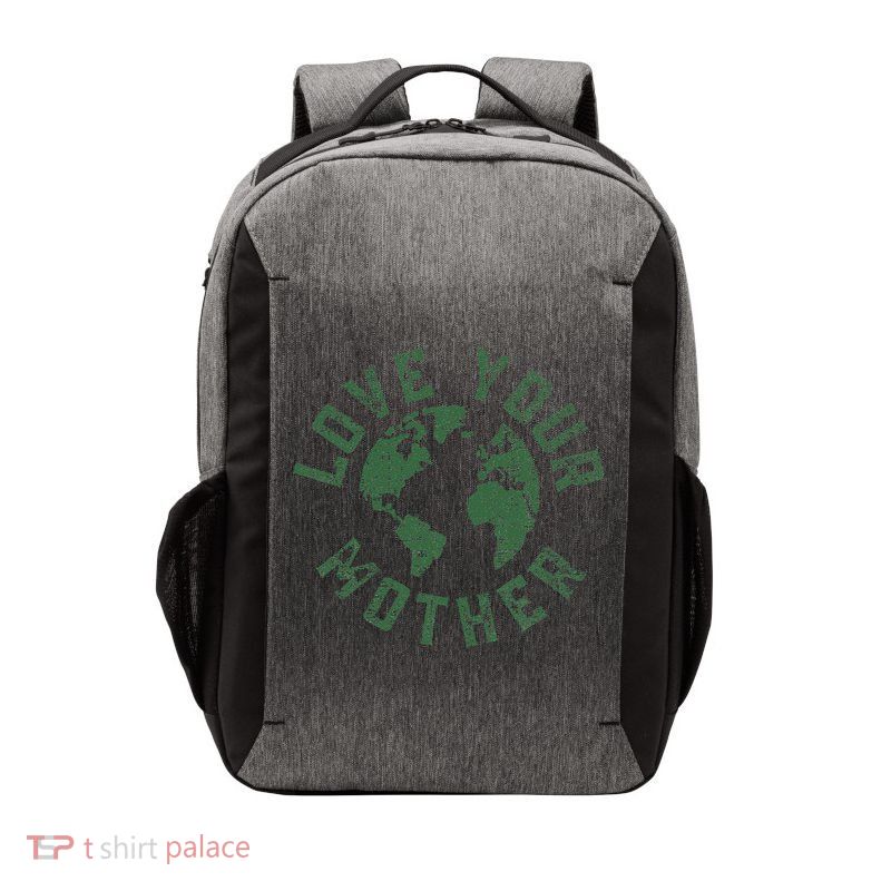 Earth Day Every Day Love Your Mother Planet Environmentalist Vector Backpack