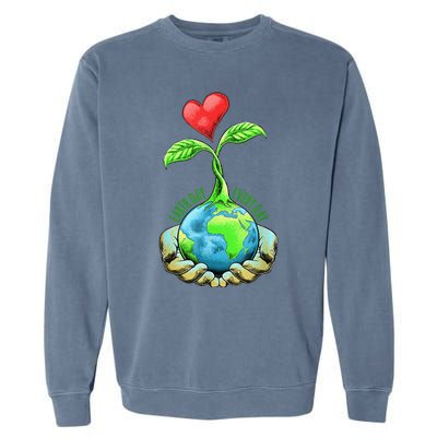 Earth Day Everyday Earth Day Funny Garment-Dyed Sweatshirt