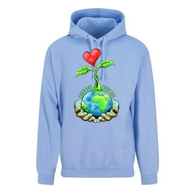 Earth Day Everyday Earth Day Funny Unisex Surf Hoodie