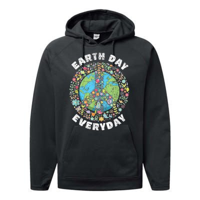 Earth Day Everyday Earth Day Performance Fleece Hoodie