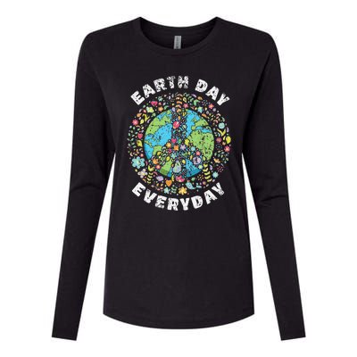 Earth Day Everyday Earth Day Gift Womens Cotton Relaxed Long Sleeve T-Shirt