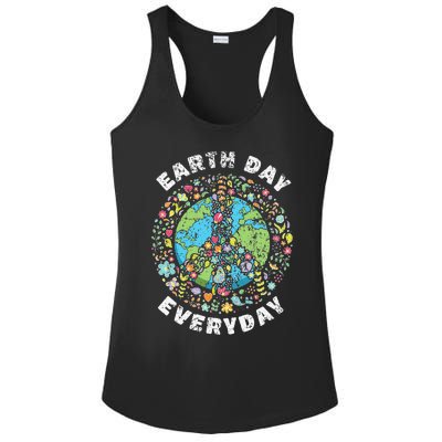 Earth Day Everyday Earth Day Gift Ladies PosiCharge Competitor Racerback Tank