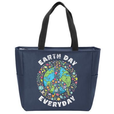 Earth Day Everyday Earth Day Gift Zip Tote Bag