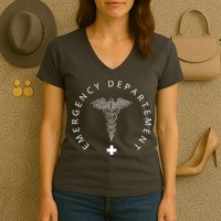 Emergency Department Women's V-Neck T-Shirt