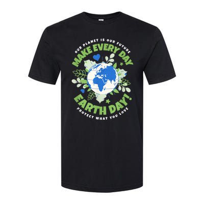 Earth Day Environmental Awareness Softstyle® CVC T-Shirt