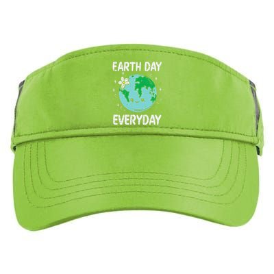 Earth Day Everyday Flower Environmentalist Women Adult Drive Performance Visor