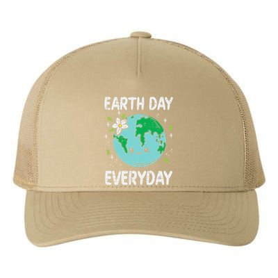 Earth Day Everyday Flower Environmentalist Women Yupoong Adult 5-Panel Trucker Hat