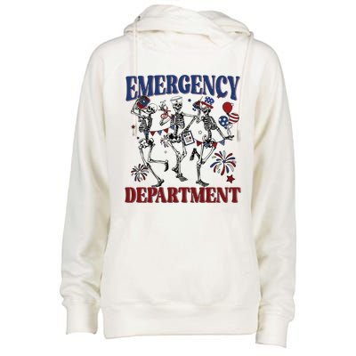 Emergency Department Womens Funnel Neck Pullover Hood