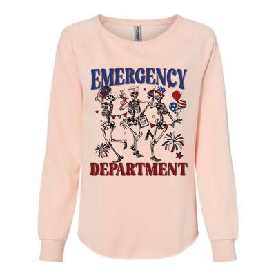 Emergency Department Womens California Wash Sweatshirt