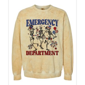 Emergency Department Colorblast Crewneck Sweatshirt