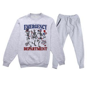 Emergency Department Premium Crewneck Sweatsuit Set