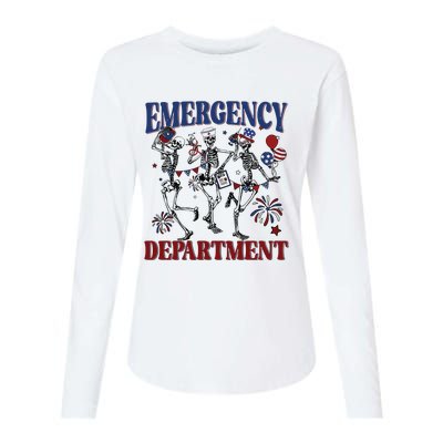 Emergency Department Womens Cotton Relaxed Long Sleeve T-Shirt