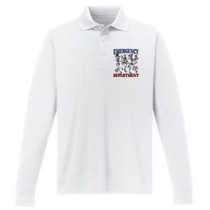 Emergency Department Performance Long Sleeve Polo