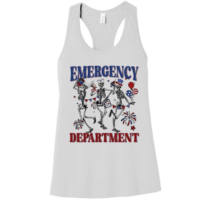 Emergency Department Women's Racerback Tank