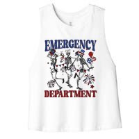 Emergency Department Women's Racerback Cropped Tank