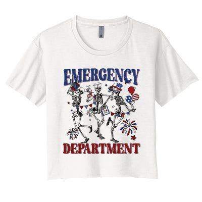 Emergency Department Women's Crop Top Tee