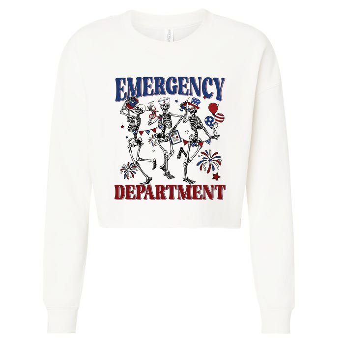 Emergency Department Cropped Pullover Crew