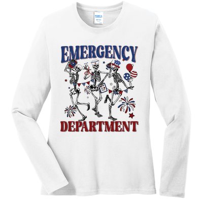 Emergency Department Ladies Long Sleeve Shirt