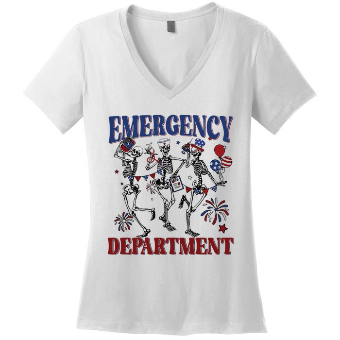 Emergency Department Women's V-Neck T-Shirt