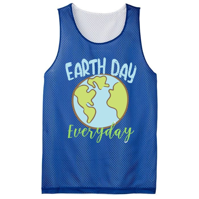 Earth Day Everyday Protect Our Planet Save Mother Earth Cool Gift Mesh Reversible Basketball Jersey Tank