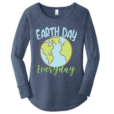 Earth Day Everyday Protect Our Planet Save Mother Earth Cool Gift Women's Perfect Tri Tunic Long Sleeve Shirt