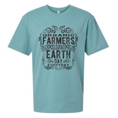 Earth Day Everyday Gift For Organic Farmer Sueded Cloud Jersey T-Shirt