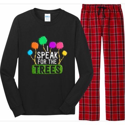 Earth Day Every Day Trees Make The Earth Green Again Funny Gift Long Sleeve Pajama Set