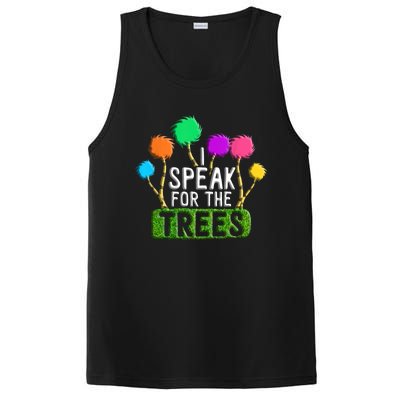 Earth Day Every Day Trees Make The Earth Green Again Funny Gift PosiCharge Competitor Tank