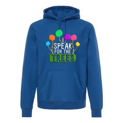 Earth Day Every Day Trees Make The Earth Green Again Funny Gift Premium Hoodie