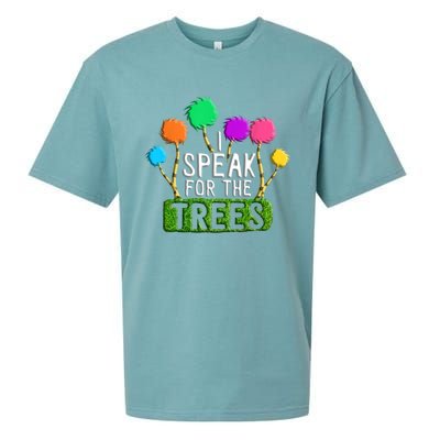 Earth Day Every Day Trees Make The Earth Green Again Funny Gift Sueded Cloud Jersey T-Shirt